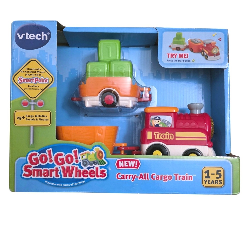 VTech Go! Go! Smart Wheels Carry-All Cargo Train Toddler Toy NEW